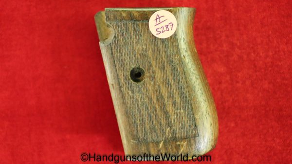 Mauser, 1914, Grips, Checkered, walnut, German, Germany, Original, Collectible, Handgun, Pistol, Hand gun, Wood, Wooden, Grip, Model, 32, .32, acp, 7.65