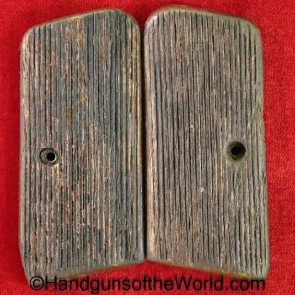 Femaru, Grips, 37, 37, Grip, Original, Pair, Wood, Handgun, Pistol, Collectible, Hungarian, WWII, WW2, M37, 37M, Set, Hand gun, M-37, Vintage