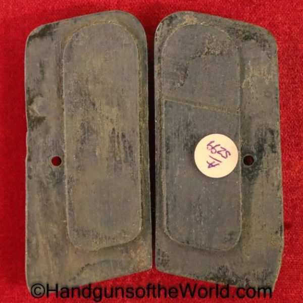 Femaru, Grips, 37, 37, Grip, Original, Pair, Wood, Handgun, Pistol, Collectible, Hungarian, WWII, WW2, M37, 37M, Set, Hand gun, M-37, Vintage