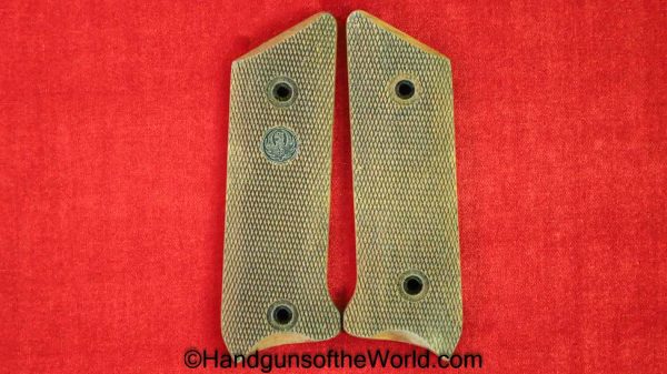 Ruger, MK IV, Grips, checkered, walnut, medallion, Wood, Wooden, Mark 4, Mark IV, Mk4, Mk 4, Mk.4, Mk. 4, MkIV, Mk IV, Mk.IV, Mk. IV, Grip, Pair, Set
