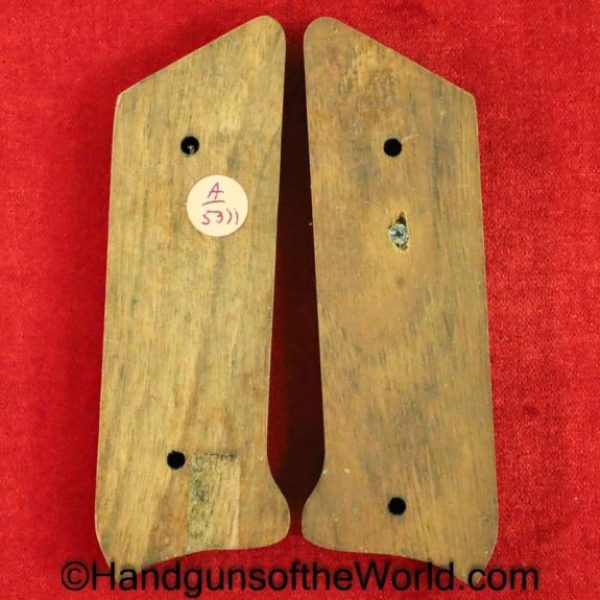 Ruger, MK IV, Grips, checkered, walnut, medallion, Wood, Wooden, Mark 4, Mark IV, Mk4, Mk 4, Mk.4, Mk. 4, MkIV, Mk IV, Mk.IV, Mk. IV, Grip, Pair, Set
