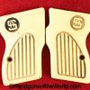 Sterling Arms, Model 300, Grips, Off white, plastic, Cream, Ivory, Sterling, Arms, Model, 300, Original, Collectible, Handgun, Hand gun, Pistol