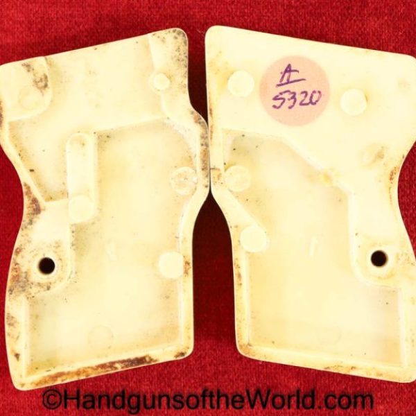 Sterling Arms, Model 300, Grips, Off white, plastic, Cream, Ivory, Sterling, Arms, Model, 300, Original, Collectible, Handgun, Hand gun, Pistol