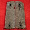 Colt, 1911, Double Diamond, Grips, Checkered, walnut, Wood, Wooden, Original, Collectible, Double, Diamond, Government, 45, .45, 1911A1, Real, Vintage, Old