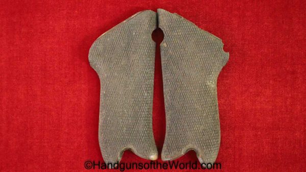 Luger, WWI, Era, Grip, Walnut, WW1, Original, Collectible, German, Germany, Handgun, Pistol, Hand gun, DWM, Grips, Wood, Walnut, Checkered, 57, #57