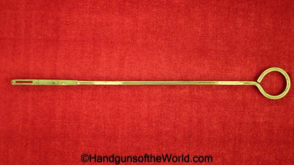 Bergmann, 1910/21, Cleaning Rod, Original, Collectible, Denmark, Danish, 1910, 21, Bergmann-Bayard, BB, Bayard, Pieper, Handgun, Pistol, Classic, Vintage