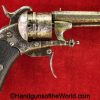 Chamelot & Delvigne, Double Action, Pinfire, Revolver, 7.5mm, 7.5, Chamelot, Delvigne, DA, Handgun, Collectible, Antique, Non-FFL, Non FFL, Pin fire