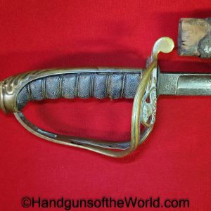 Wilkinson, Infantry, Officers, Sword, with Provenance, 1862, John James Davidson, 88th Foot Soldiers division, original, collectible, British, English
