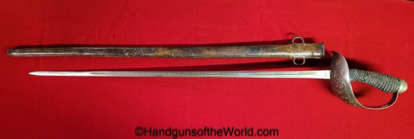 Wilkinson, 1912, Calvary, Sword, with Provenance, 1914, Edward Robert Francis Compton, Scots Greys, original, collectible, British, English, WWI, WW1