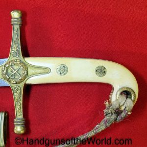 British, General Officers, Mameluke, War of 1812, Provenance, 1831, 1858, General Henry Dive Townshend, Townshend, General, Officer, Original, Collectible