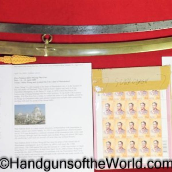 British, 1831, Pattern, General Officers, Mameluke, Sword, Regent of Siam, Provenance, Somdet Si Suriyawongse, 1866, Thai, Siamese, Thailand, Original