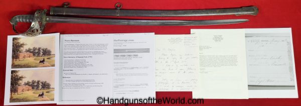 Wilkinson, Calvary, Sword, with 3rd Dragoons Provenance, with Provenance, Arundell Neaves, Original, Collectible, British, English, Third, Dragoons, 3rd