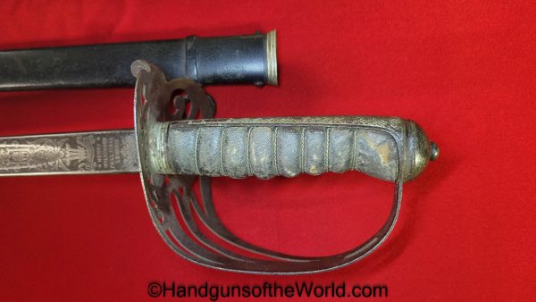 Wilkinson, Irish Guards, Sword, KIA in WWI, Provenance, John Frederick Hepburn Stuart Forbes Trefusis, 1901, Original, Collectible, British, English