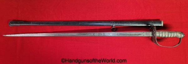 Wilkinson, Irish Guards, Sword, KIA in WWI, Provenance, John Frederick Hepburn Stuart Forbes Trefusis, 1901, Original, Collectible, British, English