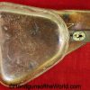 Nambu, Type 14, Holster, Brown, leather, clam shell, with brass fittings, Brass, Original, Collectible, Clamshell, WWII, WW2, Early, Japan, Japanese