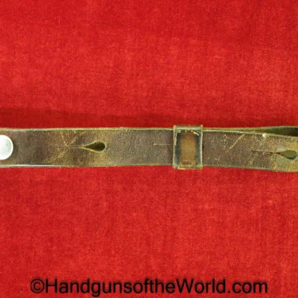 Swiss, Pistol, Holster, Shoulder Strap, Brown, leather, dated, 1945, Original, Collectible, Luger, Revolver, Switzerland, WWII, WW2, Hand gun