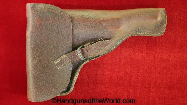 Walther, P-38, Holster, WWII, Era, Commercial, Pattern, brown, pigskin, unmarked, P38, P.38, P 38, German, Germany, Pig, Skin, Pig Skin, WW2, Handgun, Pistol