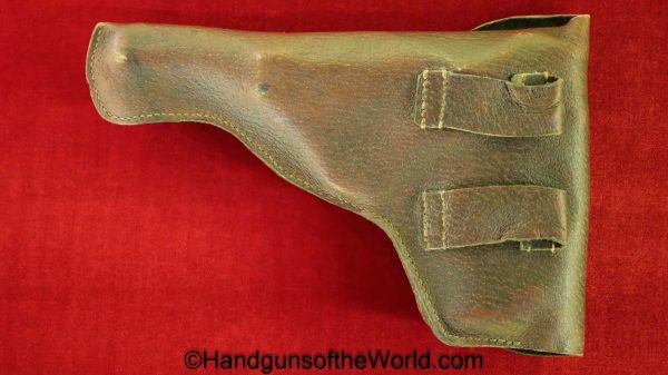 Walther, P-38, Holster, WWII, Era, Commercial, Pattern, brown, pigskin, unmarked, P38, P.38, P 38, German, Germany, Pig, Skin, Pig Skin, WW2, Handgun, Pistol