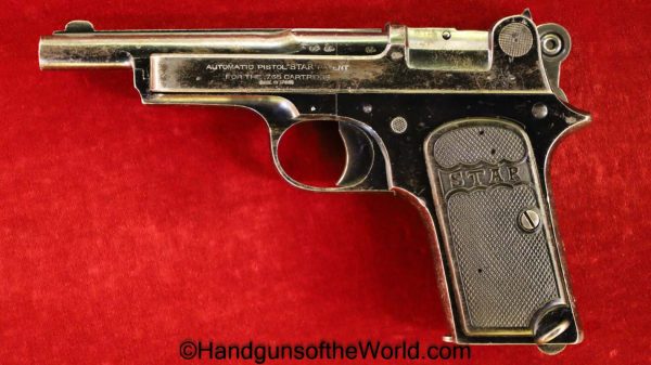 Star, 1910, 7.65mm, British, Proofed, Britain, English, Spain, Spanish, Handgun, Pistol, C&R, Collectible, Pocket, 7.65, 32, .32, acp, auto, Hand gun