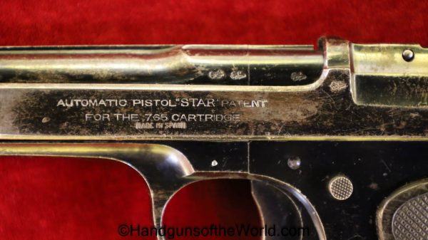 Star, 1910, 7.65mm, British, Proofed, Britain, English, Spain, Spanish, Handgun, Pistol, C&R, Collectible, Pocket, 7.65, 32, .32, acp, auto, Hand gun