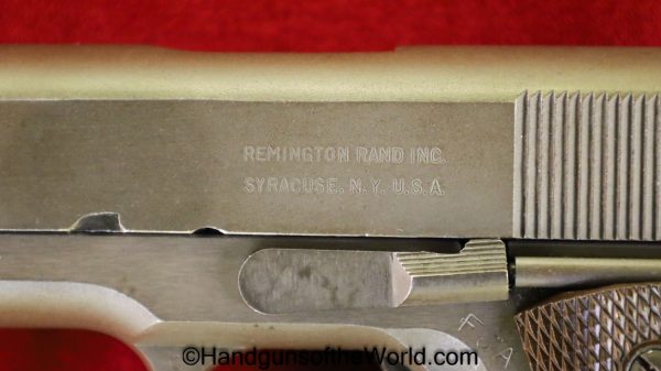 Colt, Remington Rand, 1911A1, .45acp, US, Army, 1945, Handgun, Pistol, C&R, Collectible, Remington, 1911, 45, .45, acp, auto, Rand, WWII, WW2