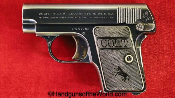 Colt, 1908, .25, 1921, VP, Vest Pocket, Handgun, Pistol, C&R, Collectible, Model, Americana, American, US, USA, 25, 6.35, acp, auto, 6.35mm, Vintage