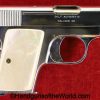 Colt, 1908, .25, 1914, Chrome, Pearl, VP, Vest Pocket, 25, 6.35, acp, auto, 6.35mm, Handgun, Pistol, C&R, Collectible, Model, Americana, USA, American