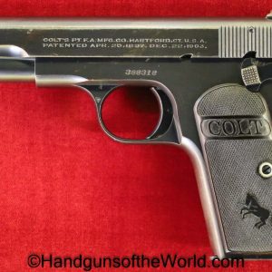 Colt, 1903, Hammerless, .32 acp, 1921, 32, .32, acp, auto, Pocket, Pocket Hammerless, Model, Handgun, Pistol, C&R, Collectible, 7.65, 7.65mm, Americana