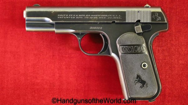 Colt, 1903, Hammerless, .32 acp, 1921, 32, .32, acp, auto, Pocket, Pocket Hammerless, Model, Handgun, Pistol, C&R, Collectible, 7.65, 7.65mm, Americana