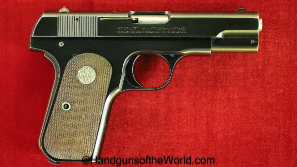 Colt, 1903, Hammerless, .32 acp, 1932, 32, .32, acp, auto, Pocket, Pocket Hammerless, Model, Handgun, Pistol, C&R, Collectible, 7.65, 7.65mm, Americana