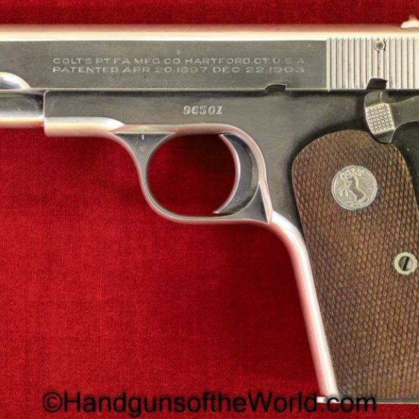 Colt, 1908, .380, 1929, Pocket, Hammerless, Pocket Hammerless, 380, acp, auto, Model, Handgun, Pistol, C&R, Collectible, USA, Americana, American