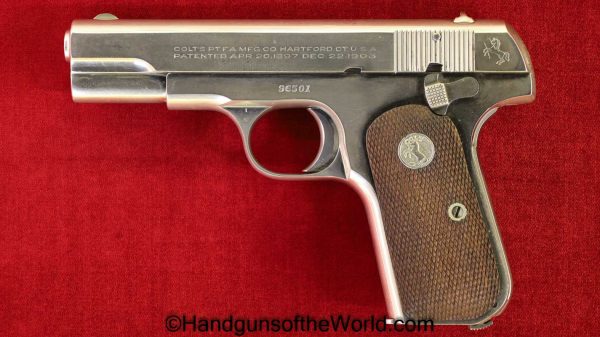 Colt, 1908, .380, 1929, Pocket, Hammerless, Pocket Hammerless, 380, acp, auto, Model, Handgun, Pistol, C&R, Collectible, USA, Americana, American