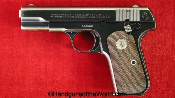 Colt, 1908, .380, 1930, Pocket, Hammerless, Pocket Hammerless, 380, acp, auto, Model, Handgun, Pistol, C&R, Collectible, USA, Americana, American