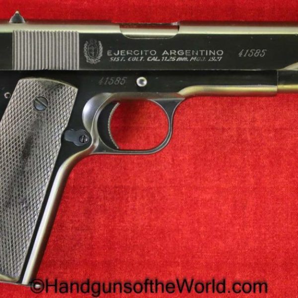 DGFM, 1927, .45acp, Argentine, Army, Shooter Grade, Shooter, Model, Argentina, 45, .45, acp, auto, Handgun, Pistol, C&R, Collectible, 1911, Vintage