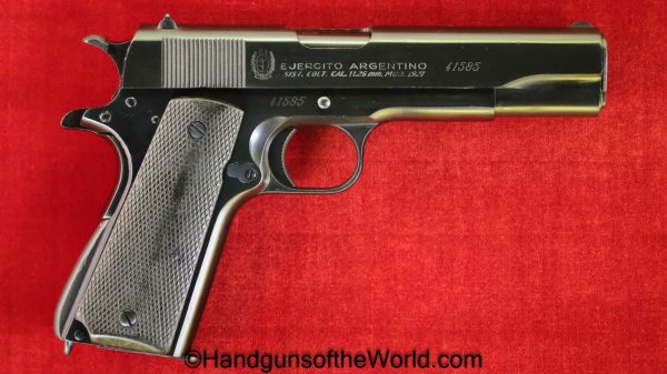 DGFM, 1927, .45acp, Argentine, Army, Shooter Grade, Shooter, Model, Argentina, 45, .45, acp, auto, Handgun, Pistol, C&R, Collectible, 1911, Vintage