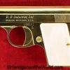 R.B. Industries, Frasier, Model 3, .25, Gold Plated, with Box, Boxed, Gold, Factory, Plated, Model, 3, III, Handgun, Collectible, VP, Vest Pocket, 25, 6.35