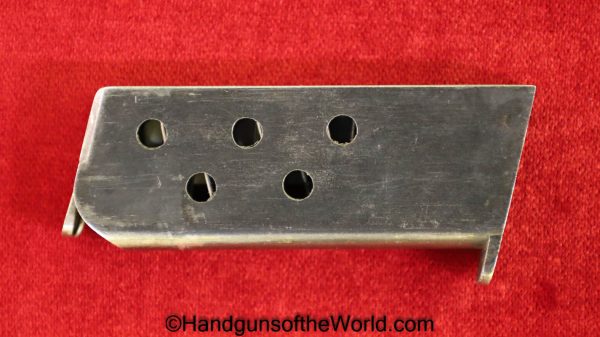 Dreyse, 1908, 6.35mm, Magazine-Clip, Magazine, Mag, Clip, German, Germany, Model, Handgun, Pistol, VP, Vest Pocket, 25, .25, acp, auto, 6.35, Hand gun