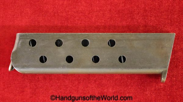FN, Browning, 1922, 7.65mm, Magazine, Clip, Mag, Original, Collectible, WWII, WW2, Belgian, Handgun, Pistol, 32, .32, acp, auto, 7.65, German, Germany