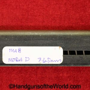 MAB, Model D, 7.65mm, Magazine, Clip, Mag, Original, Collectible, France, French, Handgun, Pistol, Model, D, 7.65, 32, .32, acp, auto, Hand gun