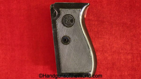 CZ-27, Grips, Grip, Original, Collectible, CZ, 27, CZ27, CZ 27, Czech, WWII, WW2, Czechoslovakia, German, Germany, Handgun, Pistol, Real, Old, Logo