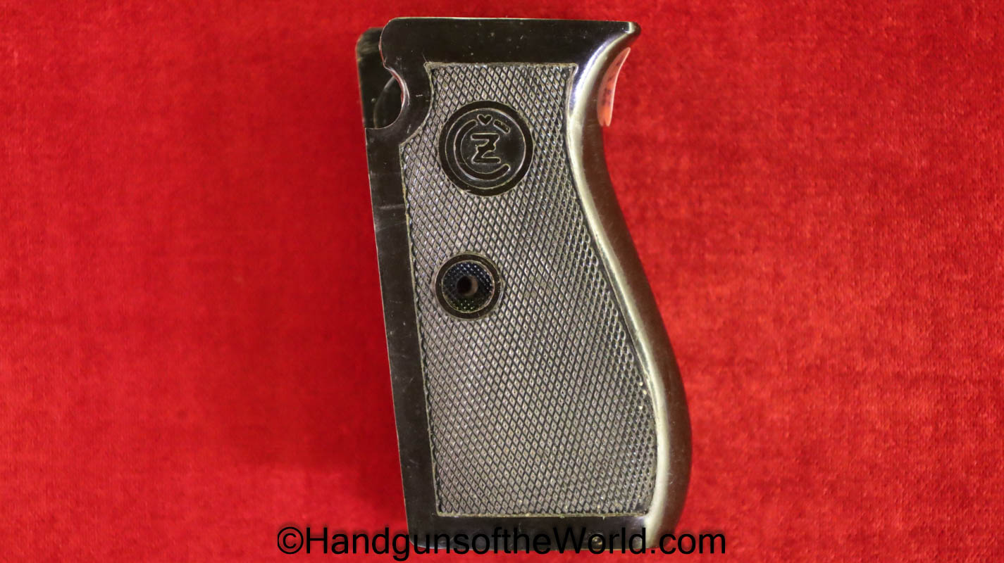 CZ-27, Grips, Grip, Original, Collectible, CZ, 27, CZ27, CZ 27, Czech, WWII, WW2, Czechoslovakia, German, Germany, Handgun, Pistol, Real, Old, Logo
