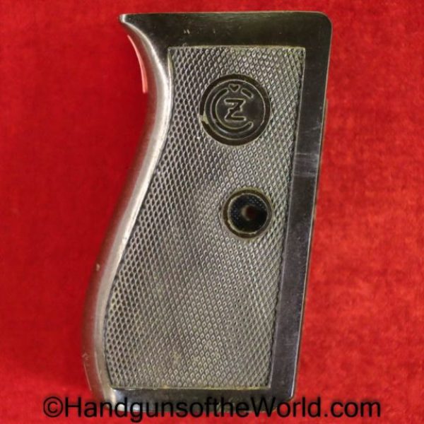 CZ-27, Grips, Grip, Original, Collectible, CZ, 27, CZ27, CZ 27, Czech, WWII, WW2, Czechoslovakia, German, Germany, Handgun, Pistol, Real, Old, Logo