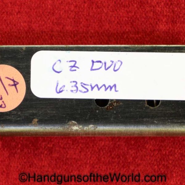 CZ, Duo, 6.35mm, Magazine, Clip, Mag, Original, Collectible, Z, Pistol, Hand gun, Handgun, Czech, Czechoslovakia, 6.35, 25, .25, acp, auto