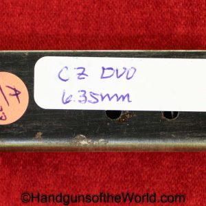 CZ, Duo, 6.35mm, Magazine, Clip, Mag, Original, Collectible, Z, Pistol, Hand gun, Handgun, Czech, Czechoslovakia, 6.35, 25, .25, acp, auto