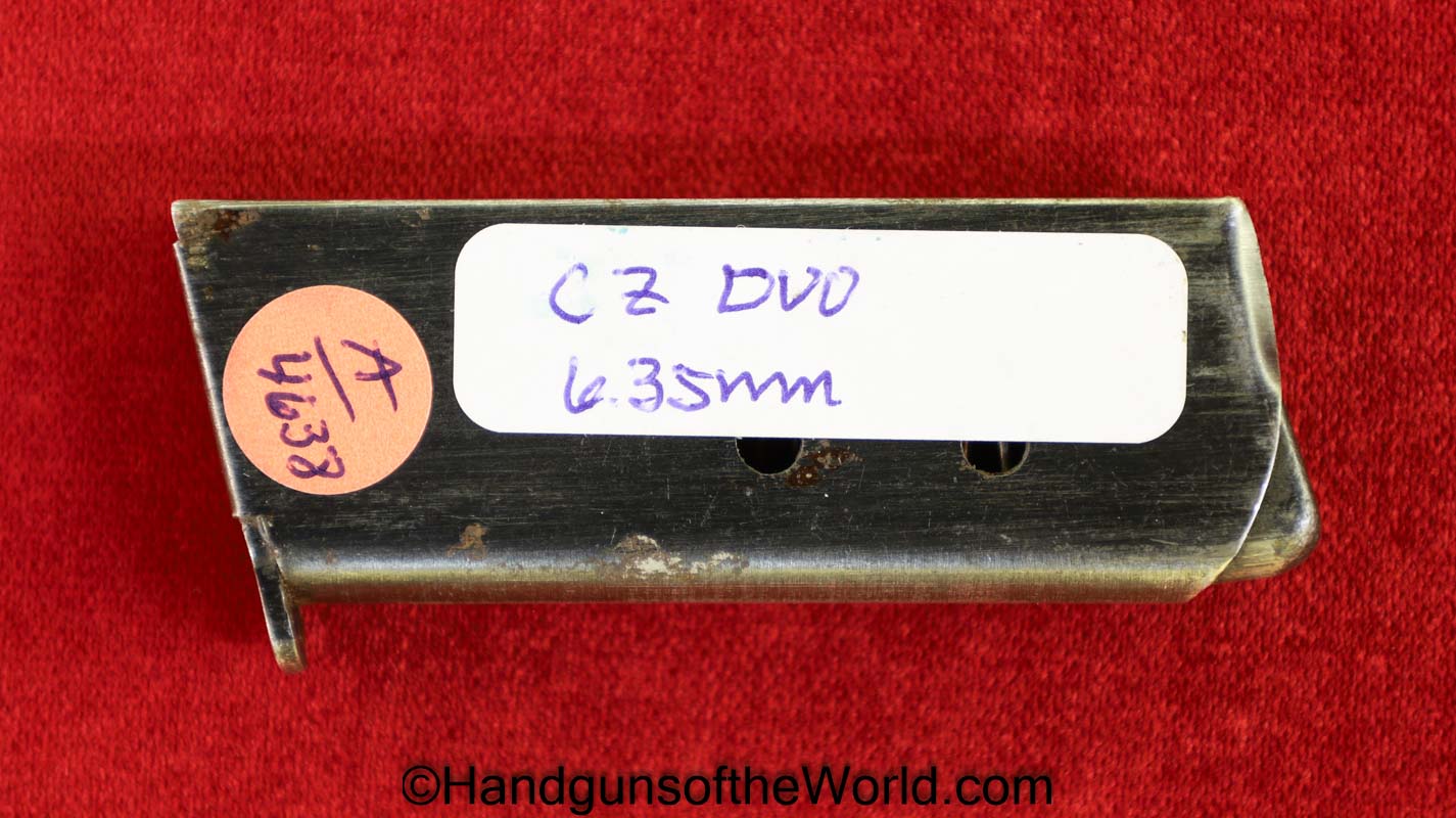 CZ, Duo, 6.35mm, Magazine, Clip, Mag, Original, Collectible, Z, Pistol, Hand gun, Handgun, Czech, Czechoslovakia, 6.35, 25, .25, acp, auto