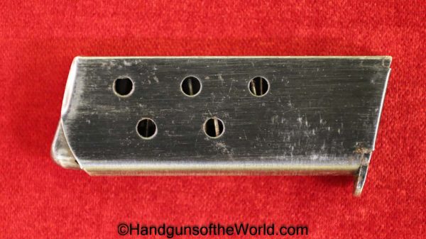 CZ, Duo, 6.35mm, Magazine, Clip, Mag, Original, Collectible, Z, Pistol, Hand gun, Handgun, Czech, Czechoslovakia, 6.35, 25, .25, acp, auto