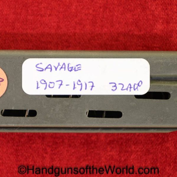 Savage, 1907, 1917, .32, Magazine, Clip, Mag, Original, Collectible, Handgun, Pistol, Americana, American, America, USA, 32, 7.65, acp, auto, 7.65mm