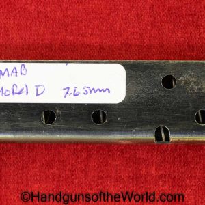 MAB, Model D, 7.65mm, Magazine, Clip, Mag, Original, Collectible, France, French, Handgun, Pistol, Model, D, 7.65, 32, .32, acp, auto, Hand gun