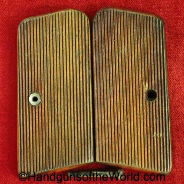 Femaru, 37M, Grips, Lined, Walnut, Wood, Wooden, Original, Collectible, Hungarian, Hungary, M37, M.37, Handgun, Pistol, Hand gun, WWII, WW2, Real, Vintage