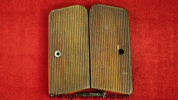 Femaru, 37M, Grips, Lined, Walnut, Wood, Wooden, Original, Collectible, Hungarian, Hungary, M37, M.37, Handgun, Pistol, Hand gun, WWII, WW2, Real, Vintage